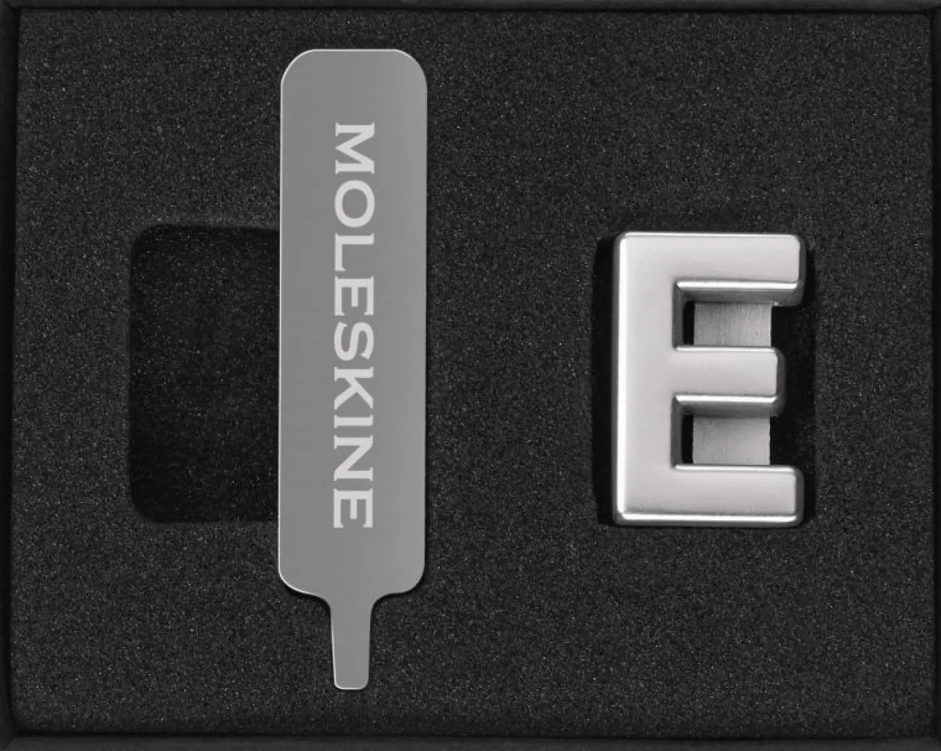 Letters and Symbols E Silver