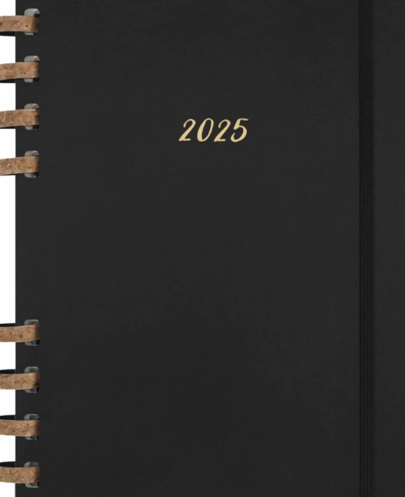 Life Planner 2025 XL 12-Month, Spiral Black