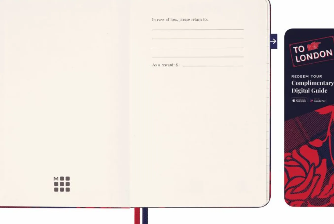 London Travel Guide LUXE x Moleskine London City Notebook, Hard Cover London