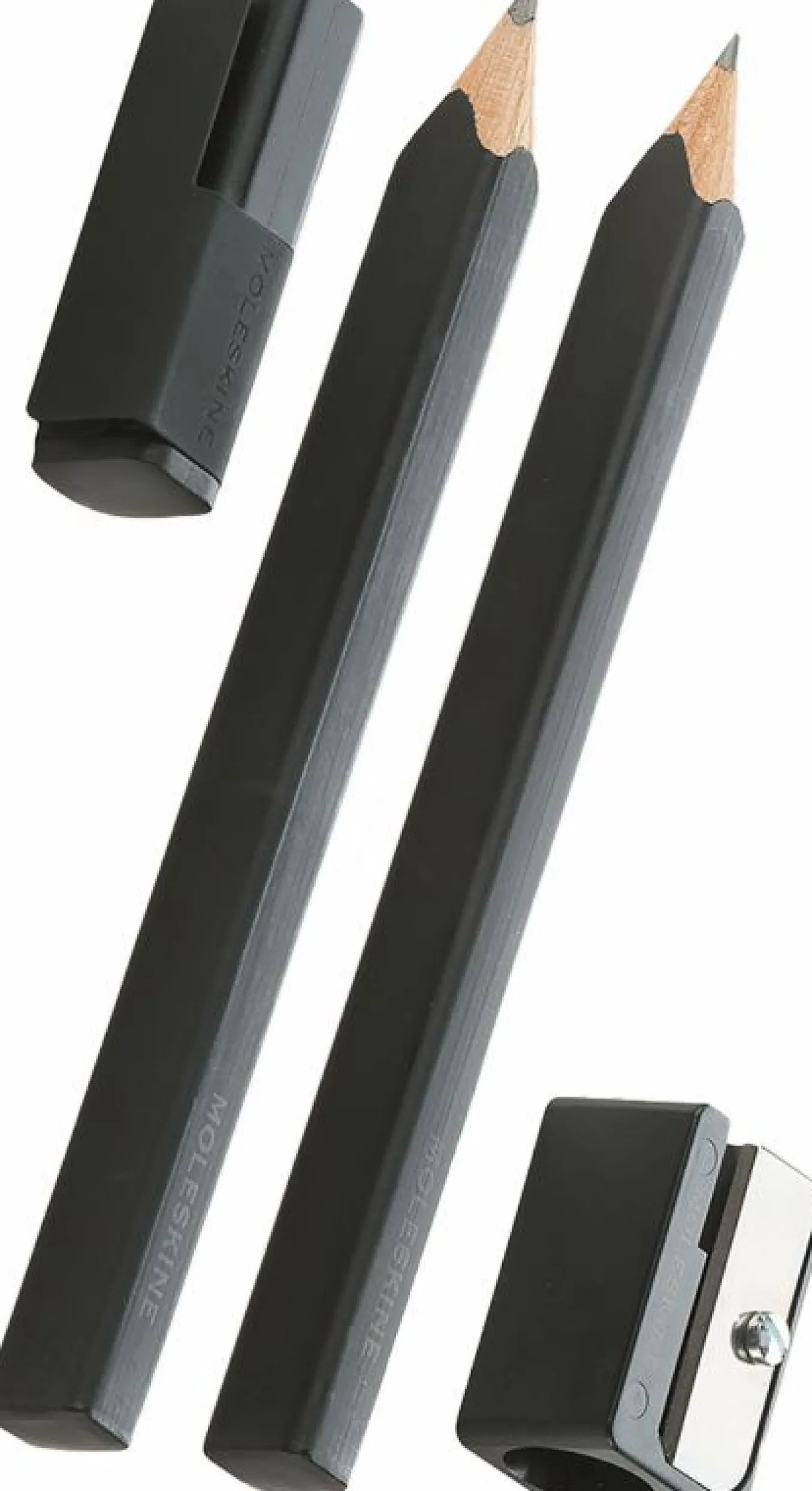 Pencil and Sharpener Set Bk - Black