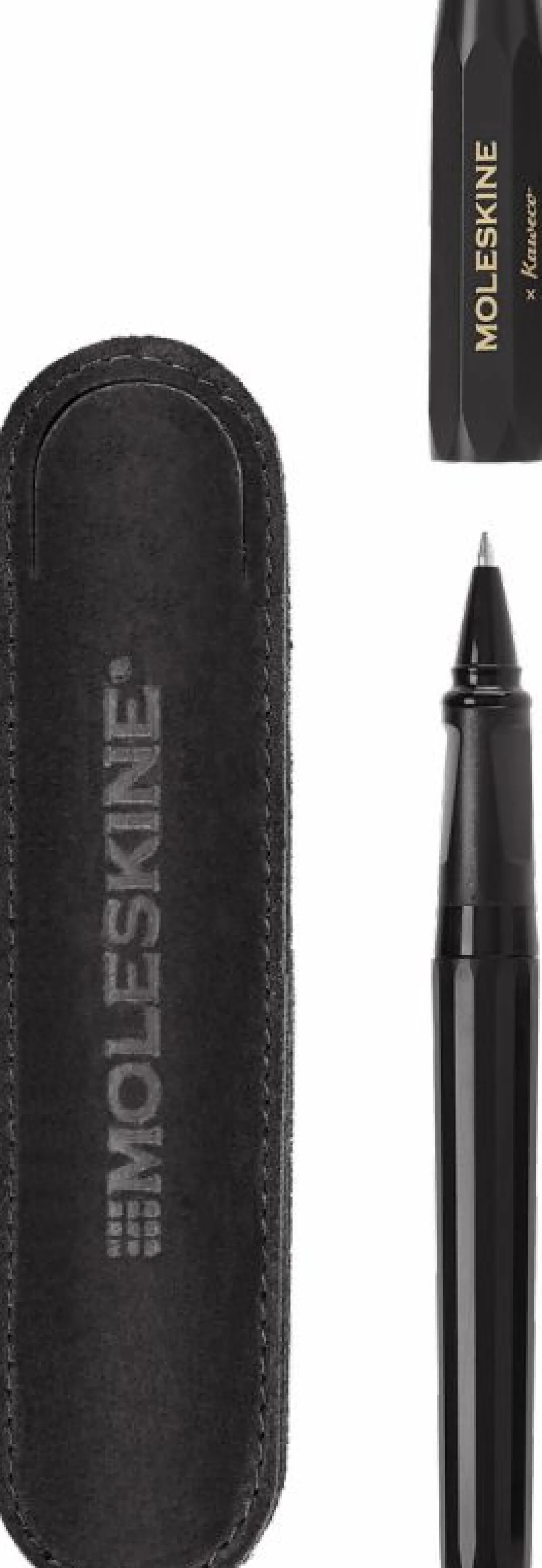 Rollerball Pen and Case Moleskine x Kaweco Black
