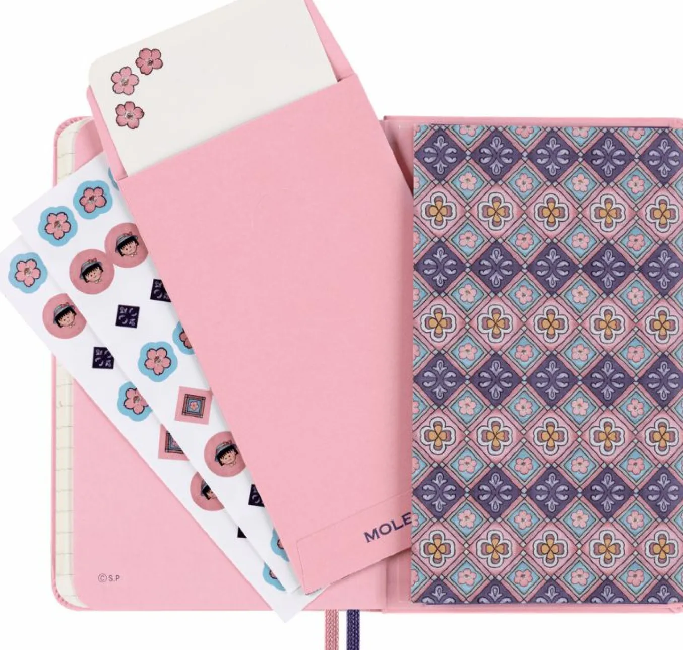 sakura_notebook_by_momoko_8-1.webp Sakura Notebook by Momoko Sakura Pocket-size ruled notebook in a Gift Box Multi-color