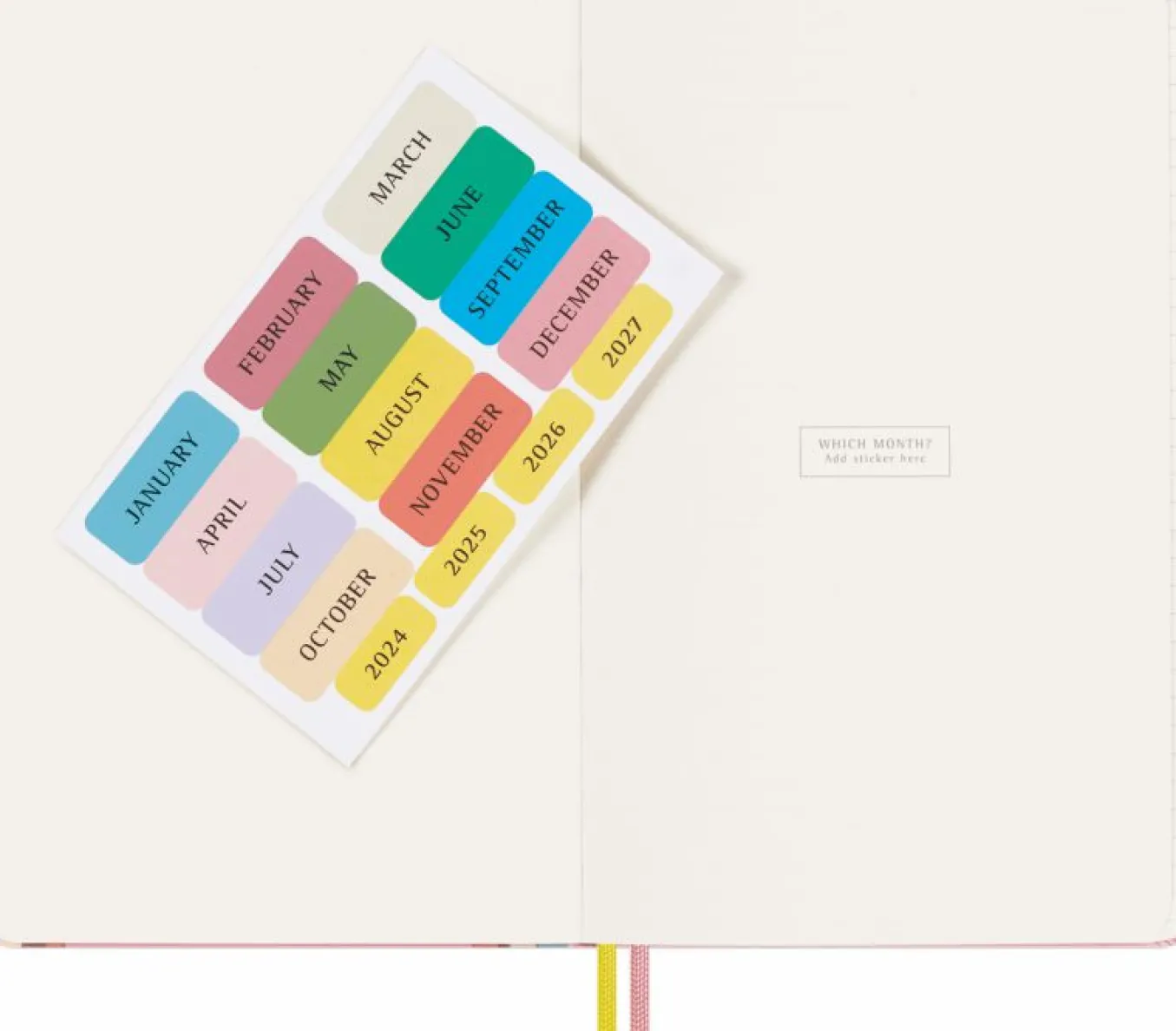 sakura_undated_planner_by_4.webp Sakura Undated Planner by Momoko Sakura Large, Hard Cover, 12-Month Undated Planner in a Gift Box Multi-color