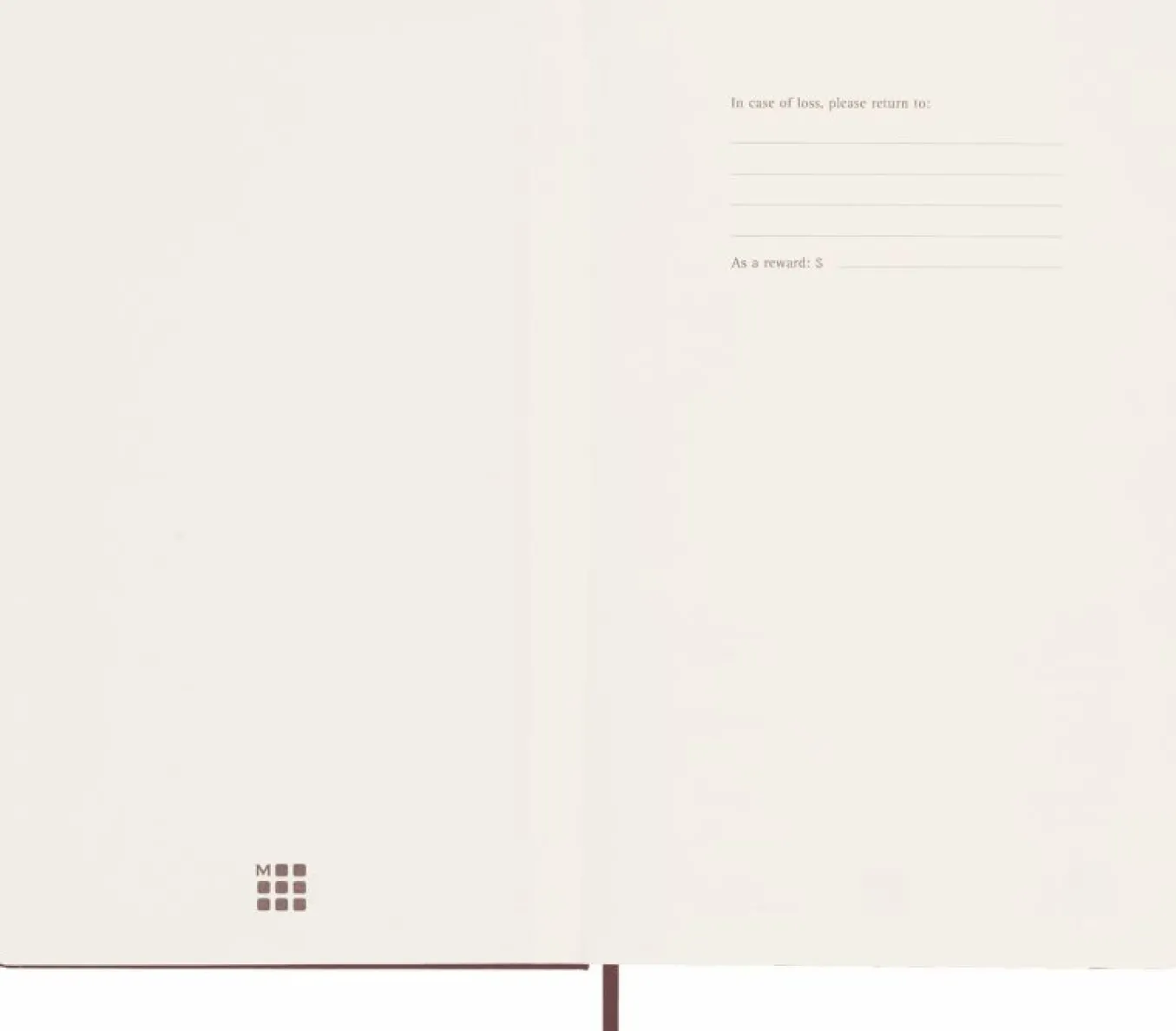 silk_notebook_large_ruled_3.webp Silk Notebook Large, ruled, hard cover, with gift box Bordeaux