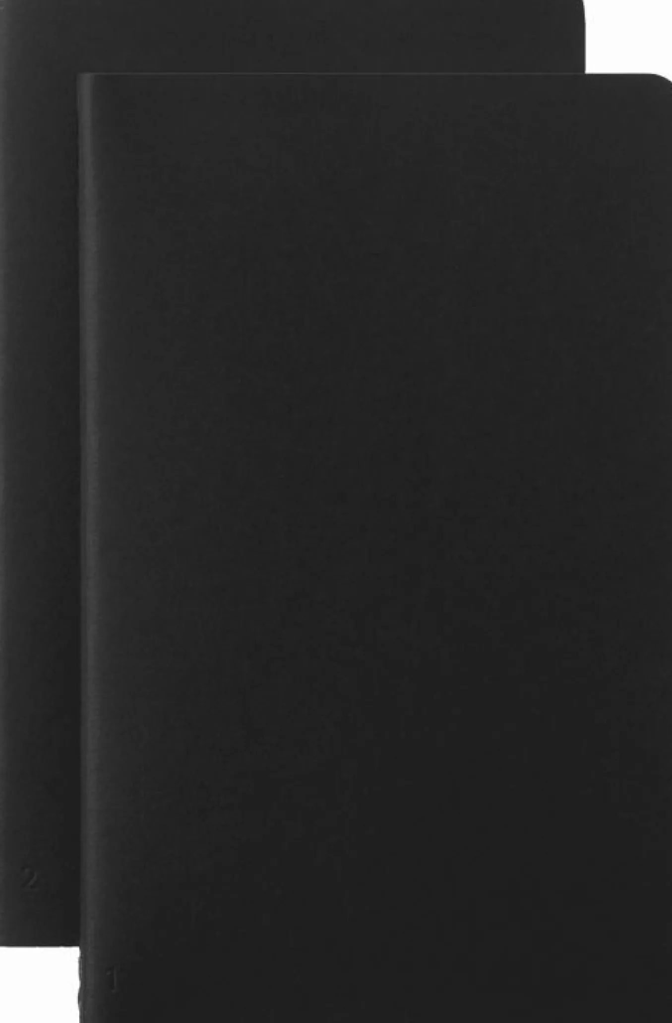 Smart Cahier Large Set of 2, ruled Black