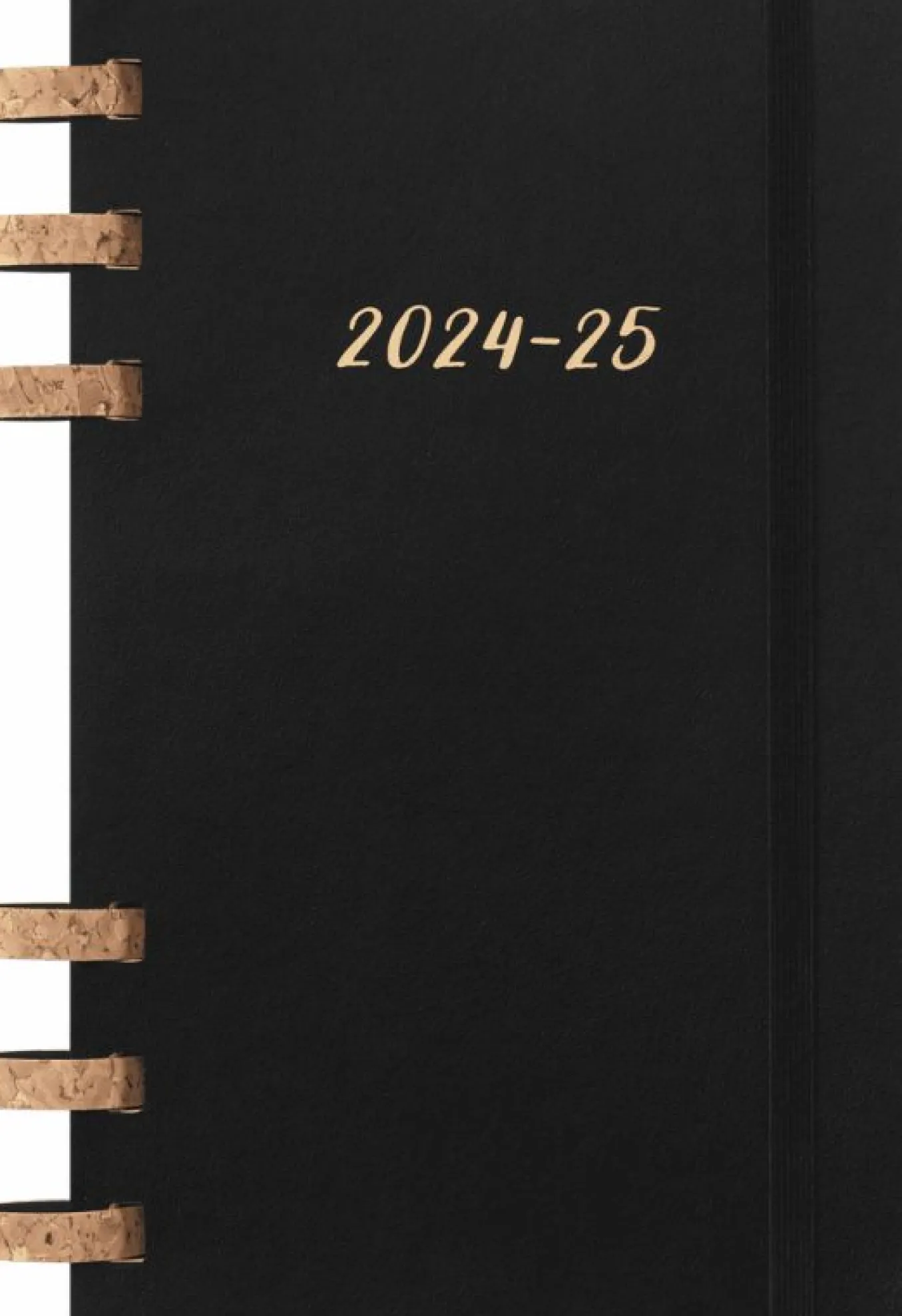 Student Life Planner 2024/2025 12-Month, Spiral ブラック