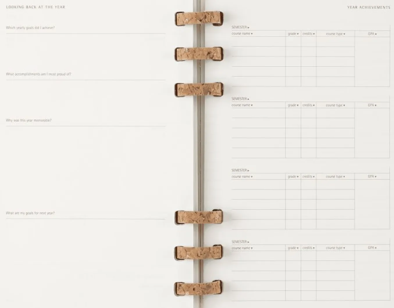 student_life_planner__mon_11-1.webp Student Life Planner 2024/2025 12-Month, Spiral ブラック