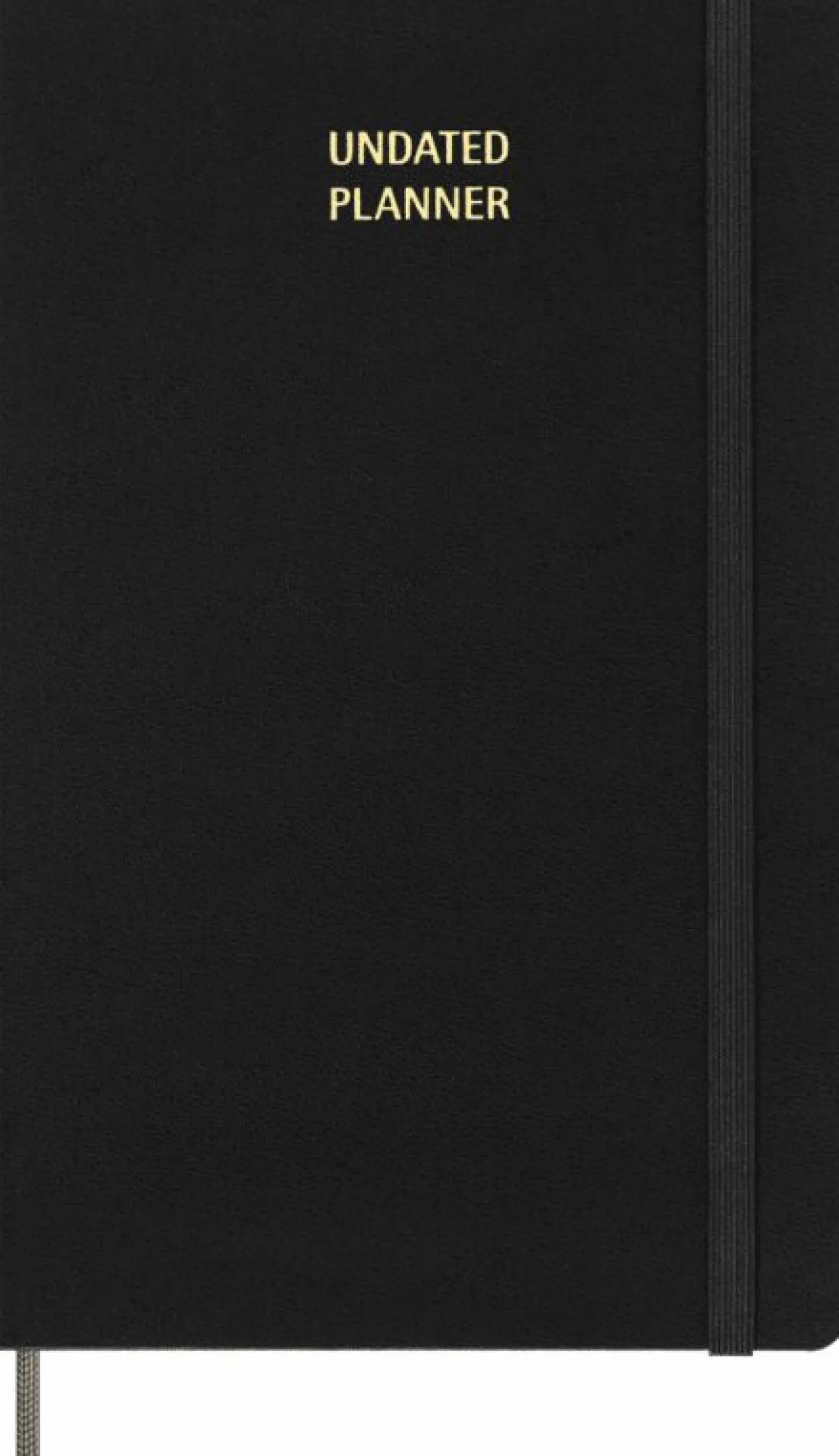 Undated Classic Planner Weekly, 12-Month Black