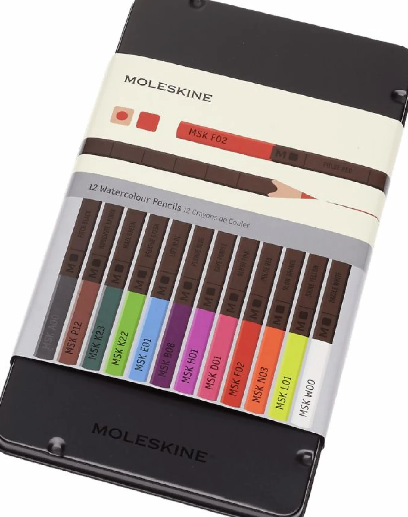 12 Watercolour Pencils Naturally Smart Assorted Colours