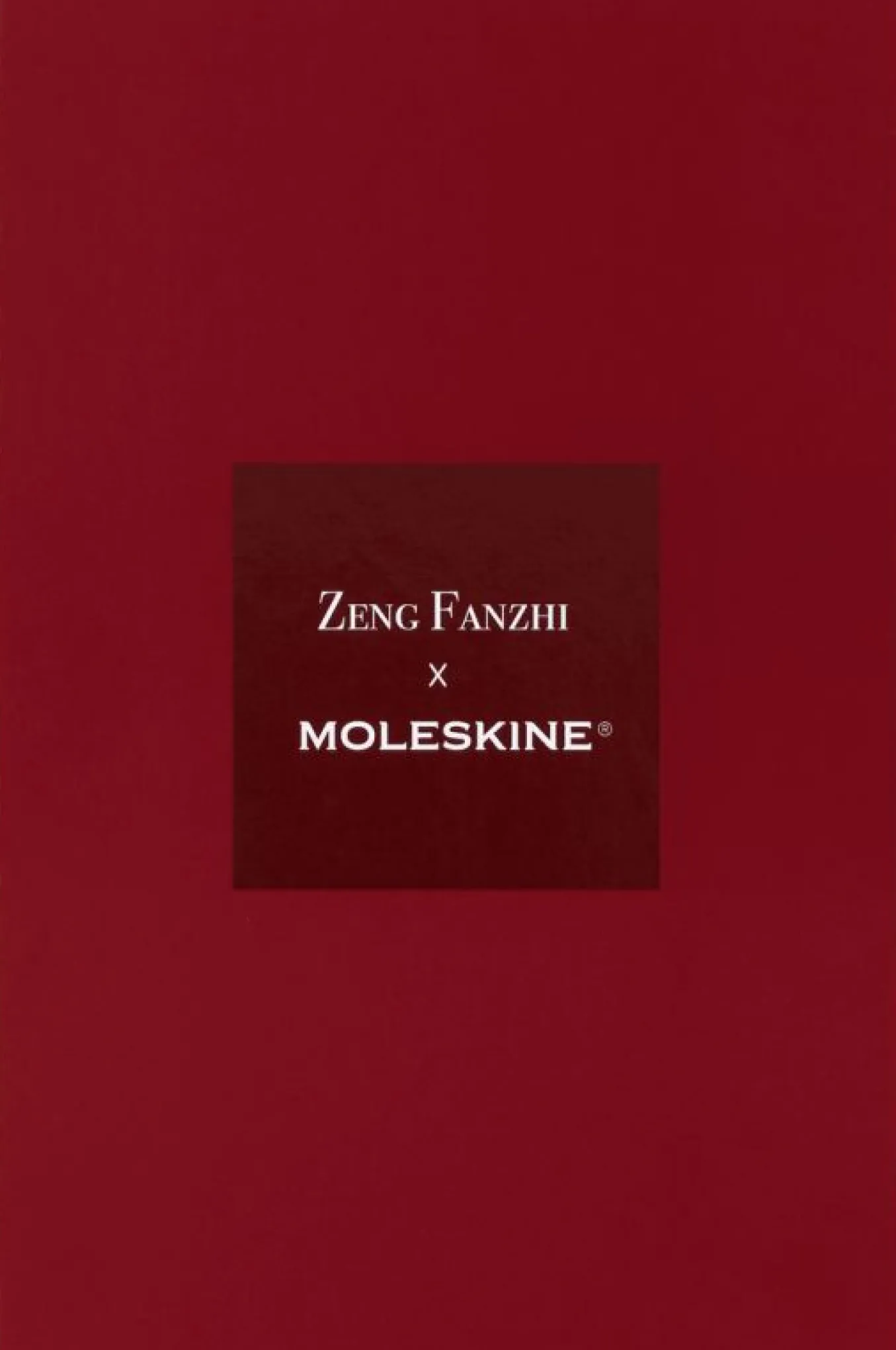 Year of the Dragon Notebook by Zeng Fanzhi Large Ruled Fabric Hard Cover in a Gift Box Multi-color