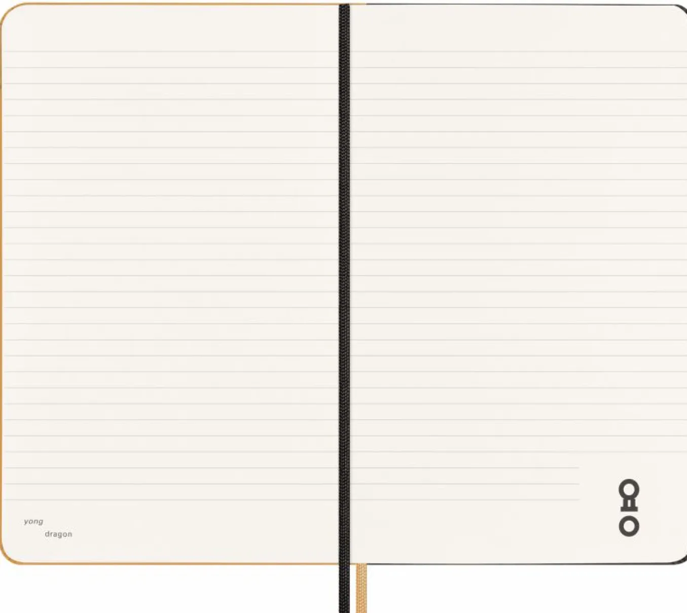 year_of_the_dragon_notebo_5.webp Year of the Dragon Notebook by Ahn Sang Soo Large Ruled Fabric Hard Cover Notebook in a Gift Box Multi-color